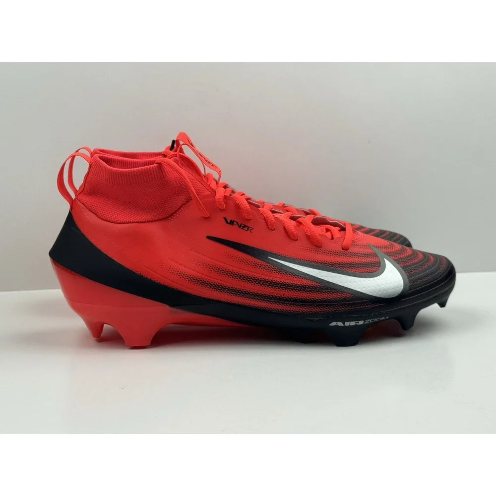 Nike Zoom Vapor Pro 1 NRG Football Cleats Men's Sz 8.5 Crimson/Black HF9409-600